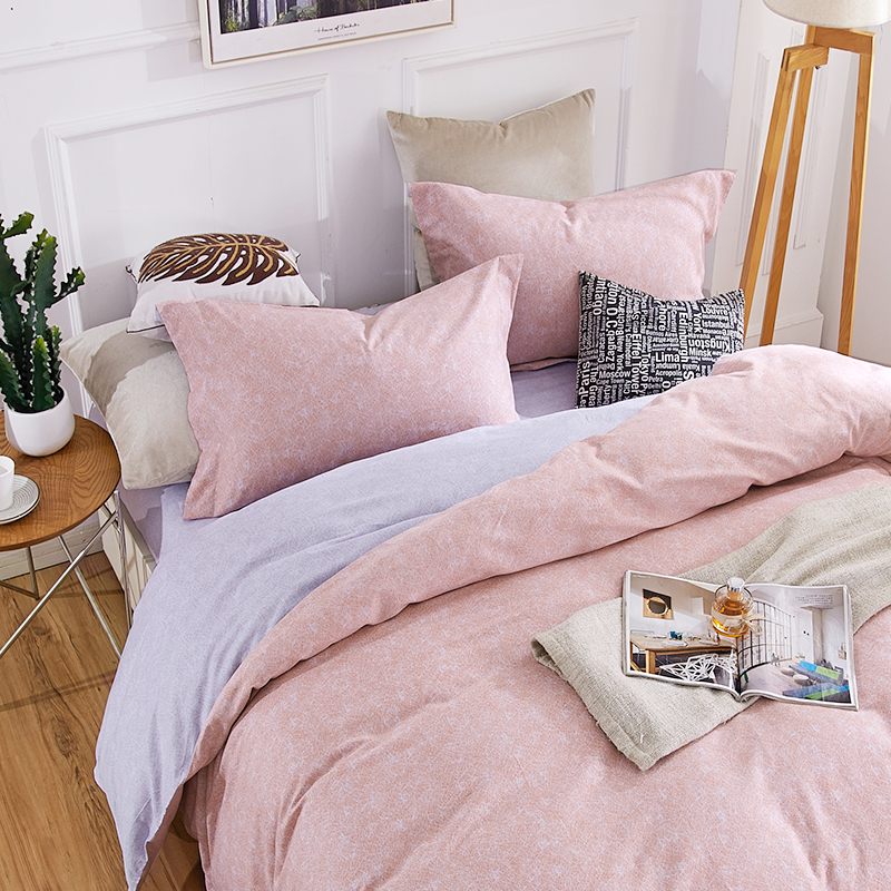 富麗真金磨毛全棉四件套 簡約加厚，舒適之選